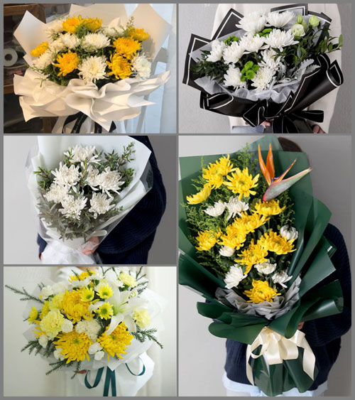 黑龙江黑河嫩江县嫩江镇巨祥村白事花束代送
